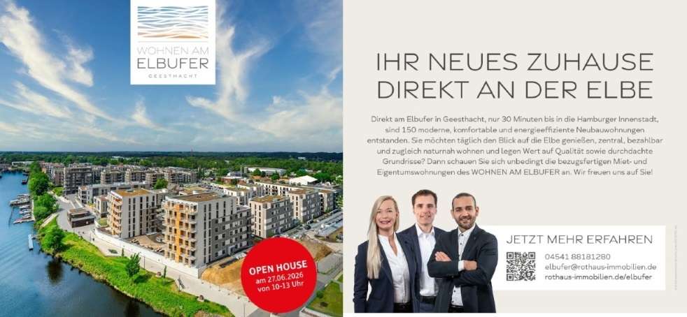 Wohnen am Elbufer - Geesthacht
