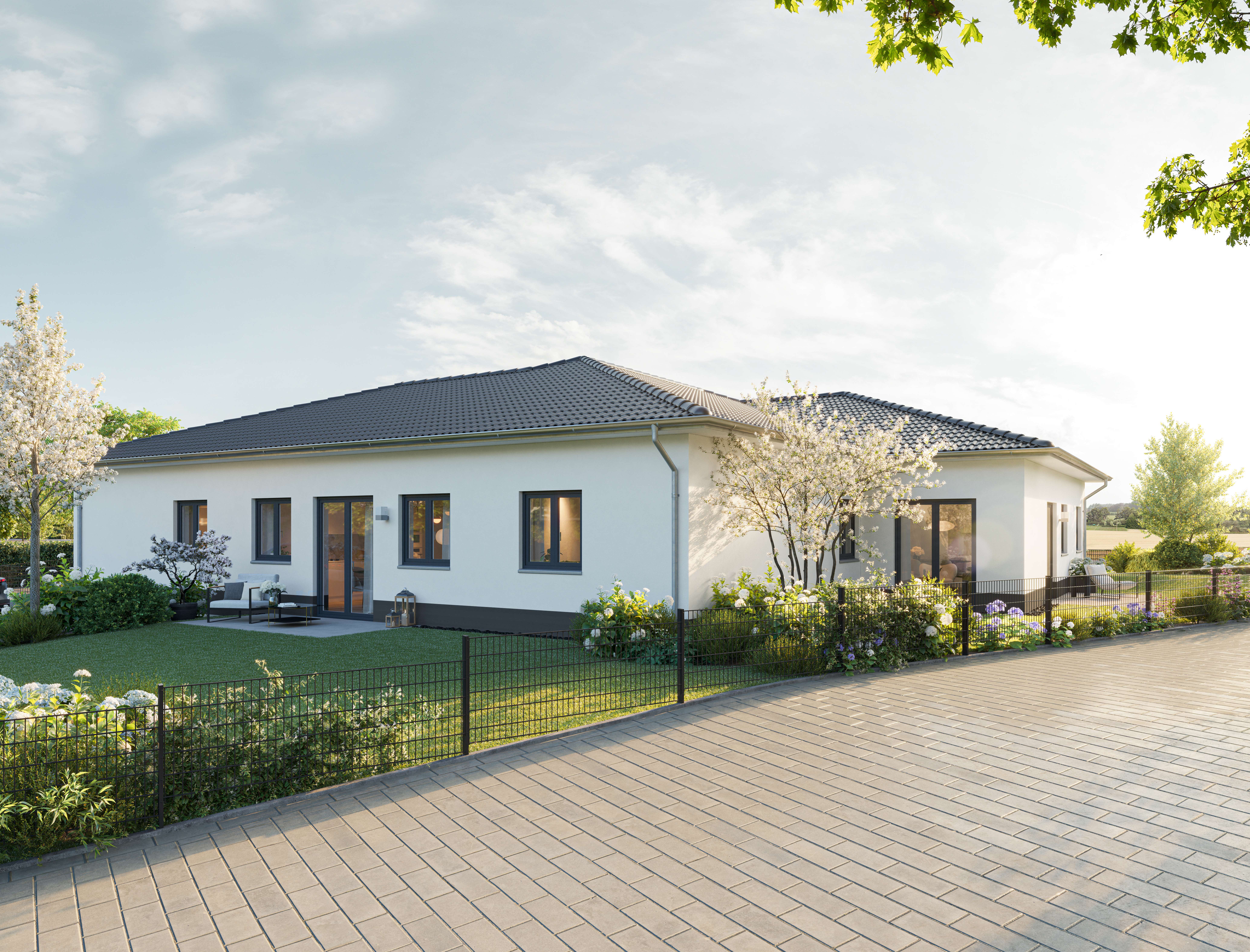 NEUBAU: 4-Familienbungalow in Fronberg