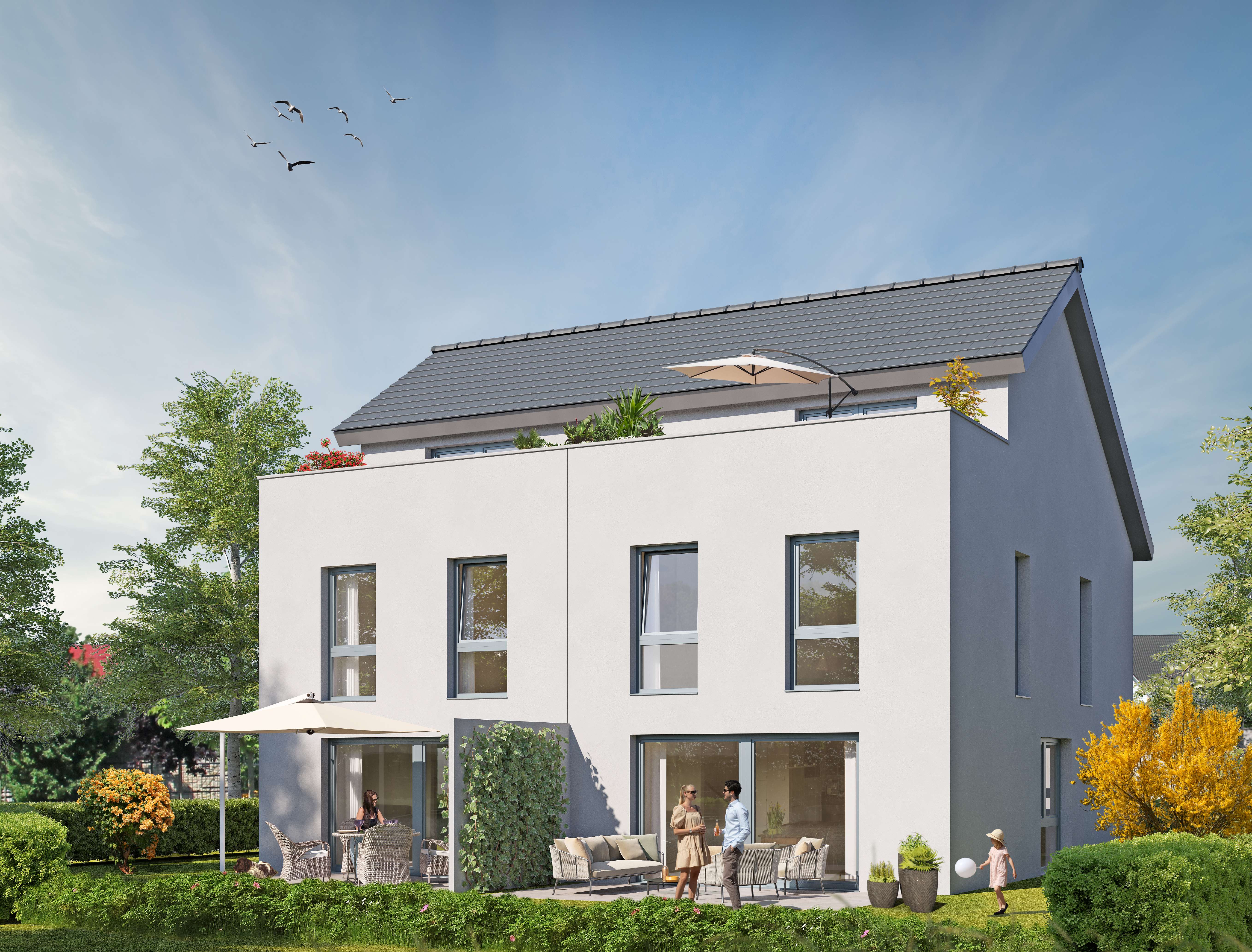 Neubau-Doppelhaushälften in Entringen - Ammerbuch