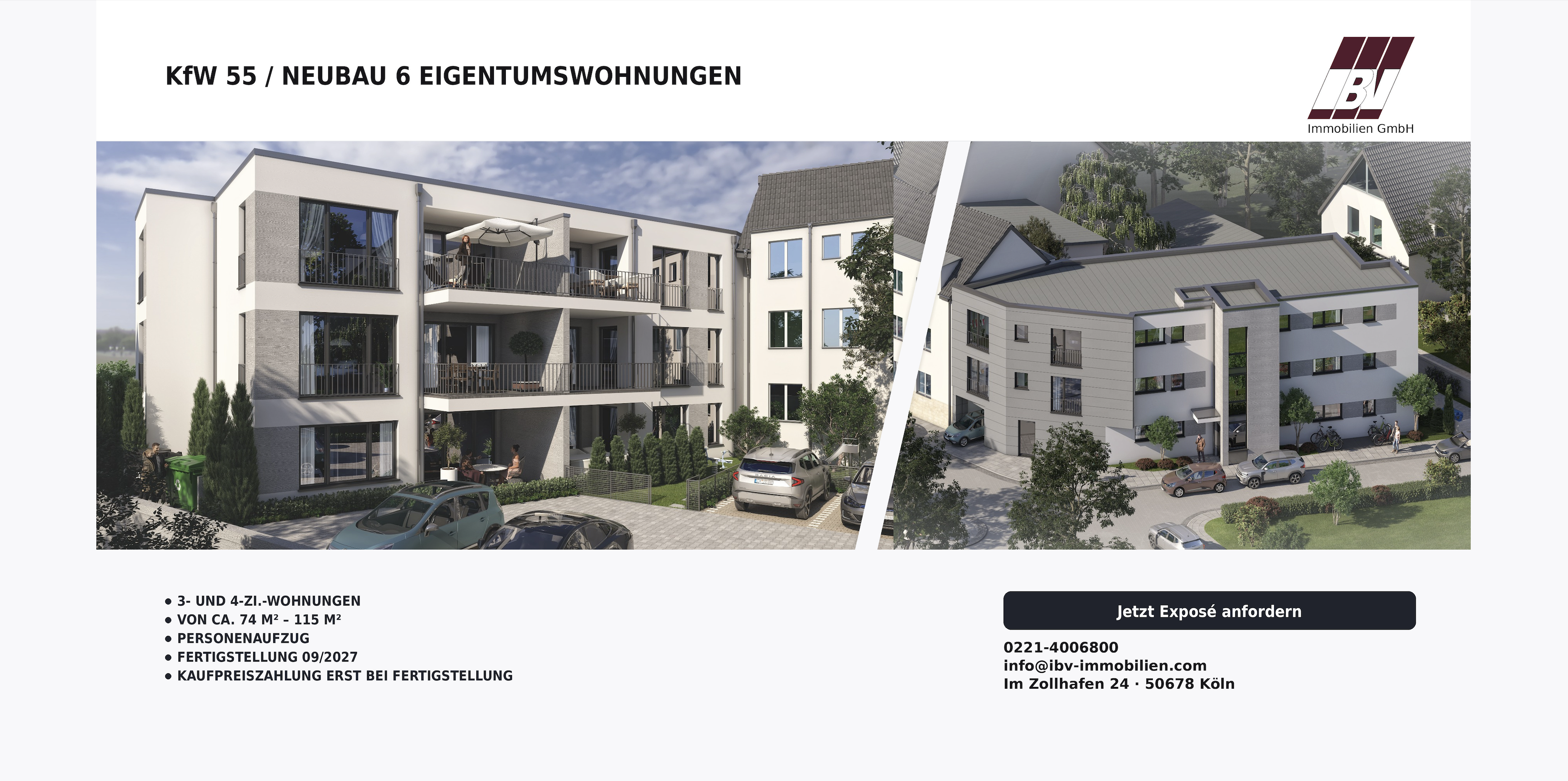 KfW 55 Neubauwohnungen in Köln- Ensen - Köln / Ensen