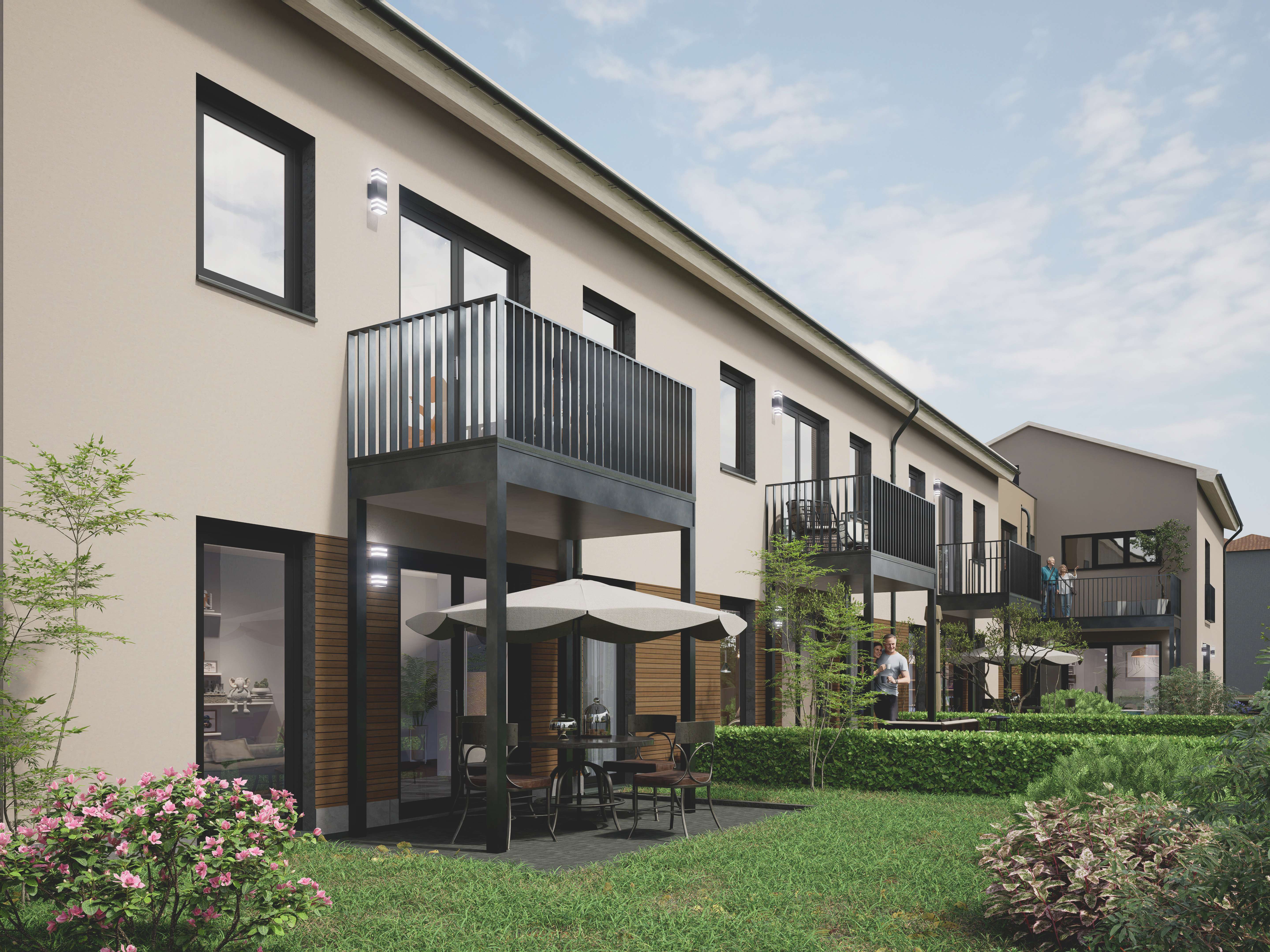 Neubau im Ortskern von Steinfeld