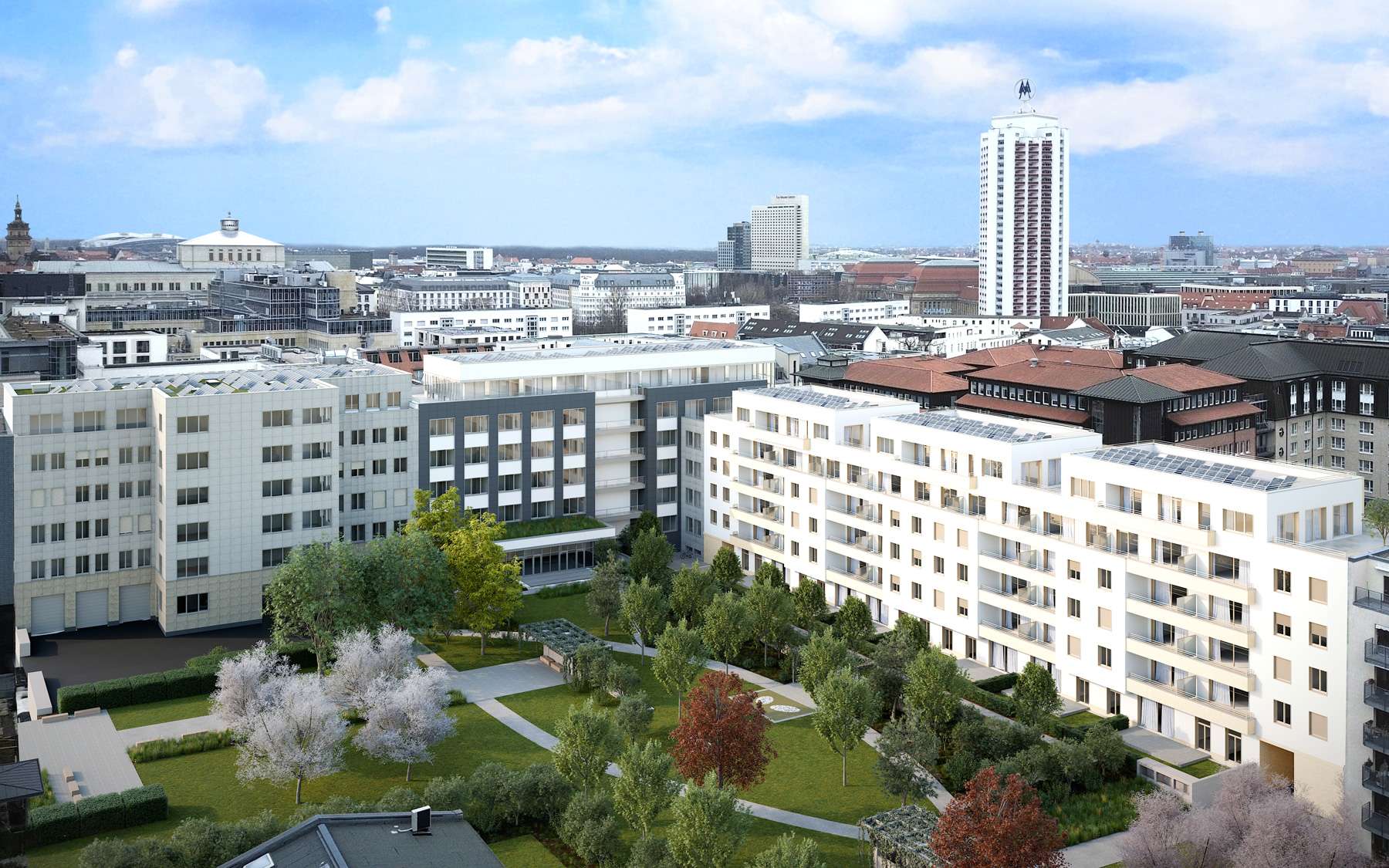 Wohnanlage Großer Brockhaus 4-6-8 - Leipzig
