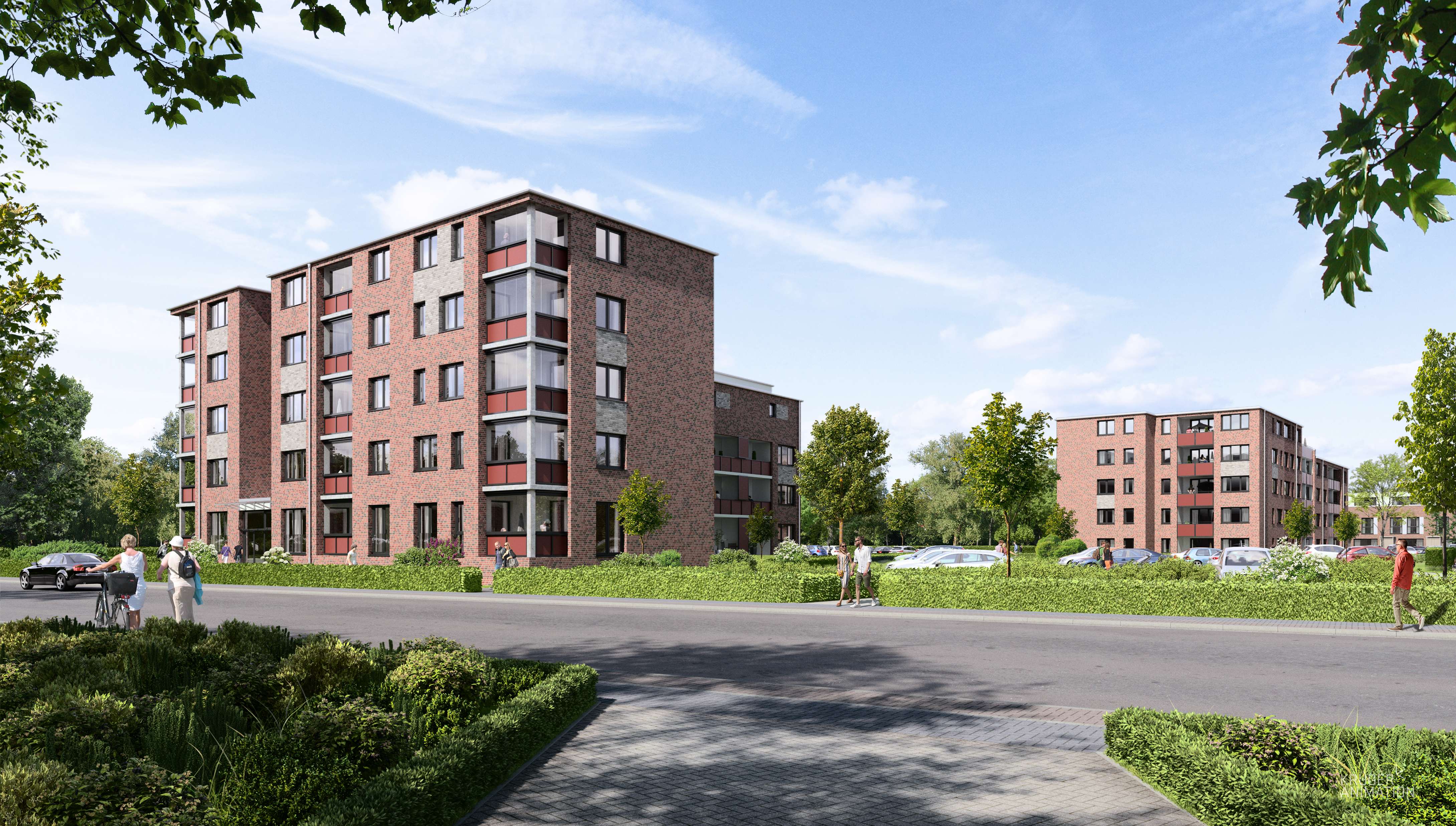 Glinde, Am Sportplatz/Möllner Landstr. - Glinde