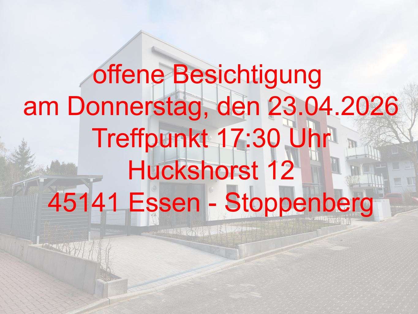 Huckshorst 12: noch eine freie Einheit - Essen