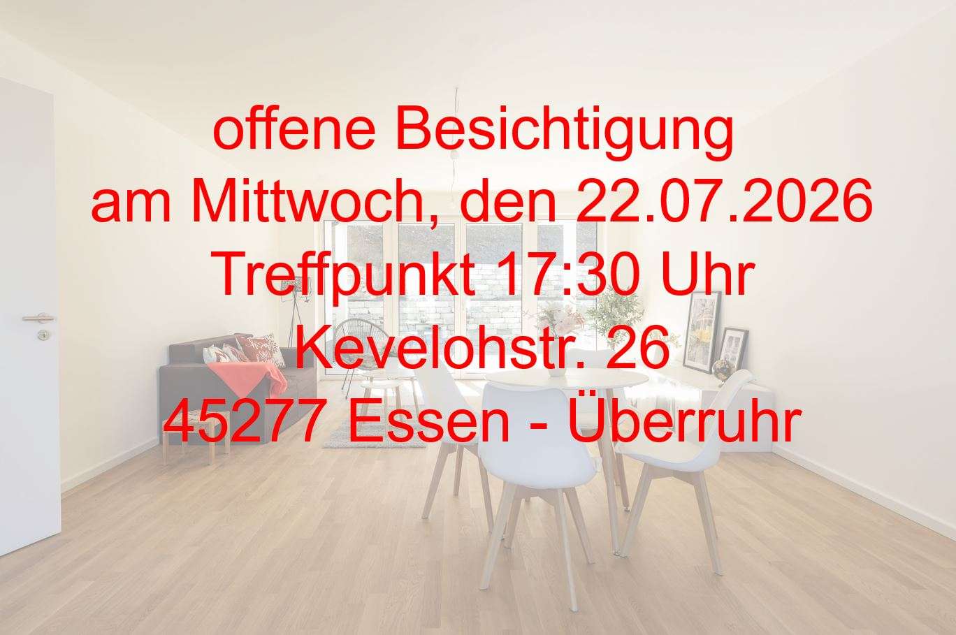Geräumige Neubau-Terrassen-Wohnung - Essen