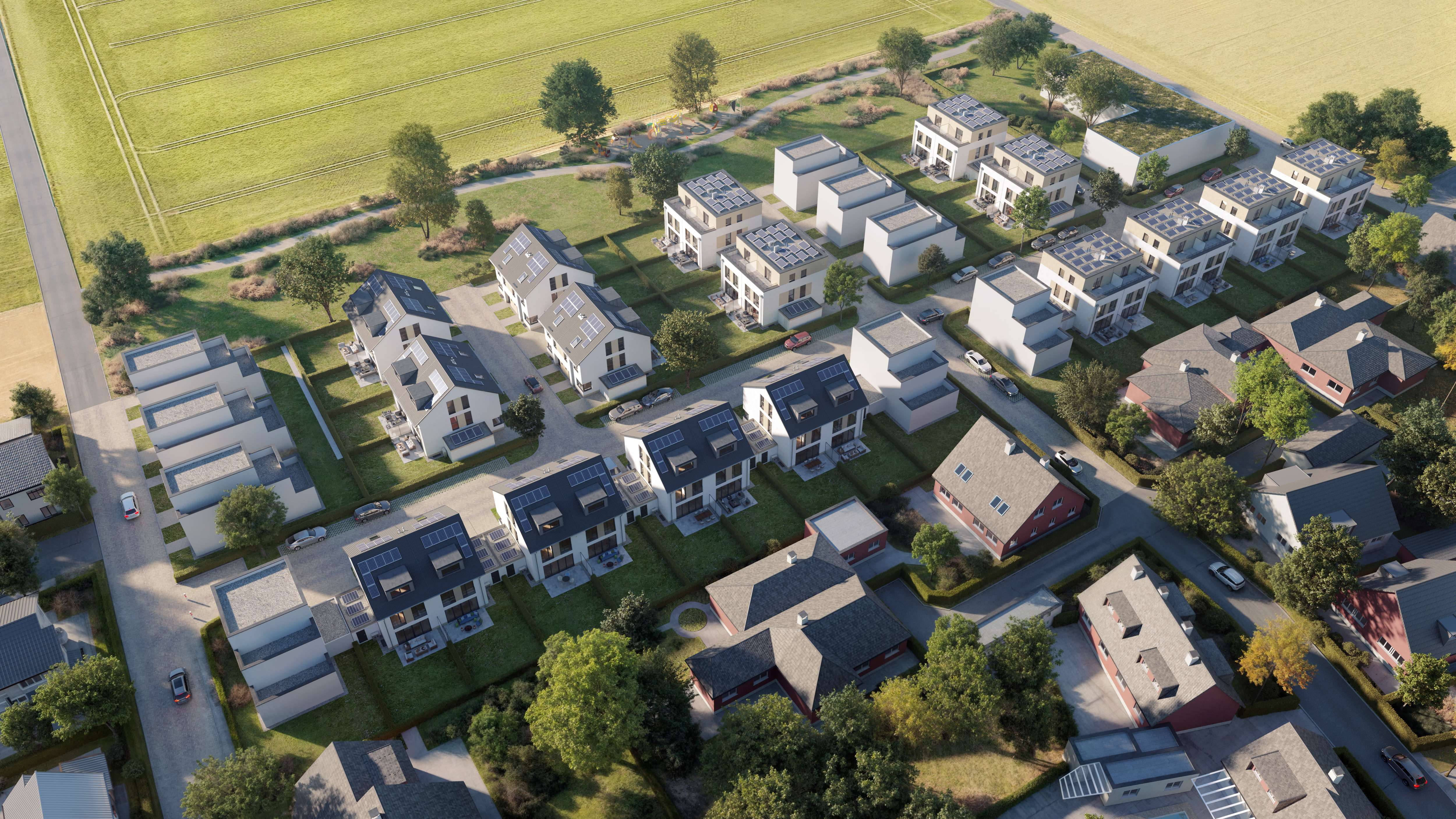 Auf den dreißig Morgen - 32 DOPPELHÄUSER - Bergheim