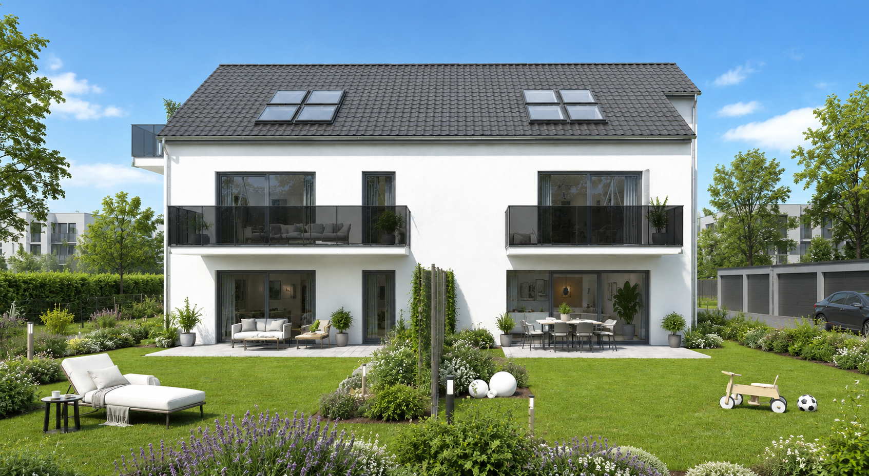 KFW 40/ Neubau in Ruhiger Lage von Lechh - Lechhausen