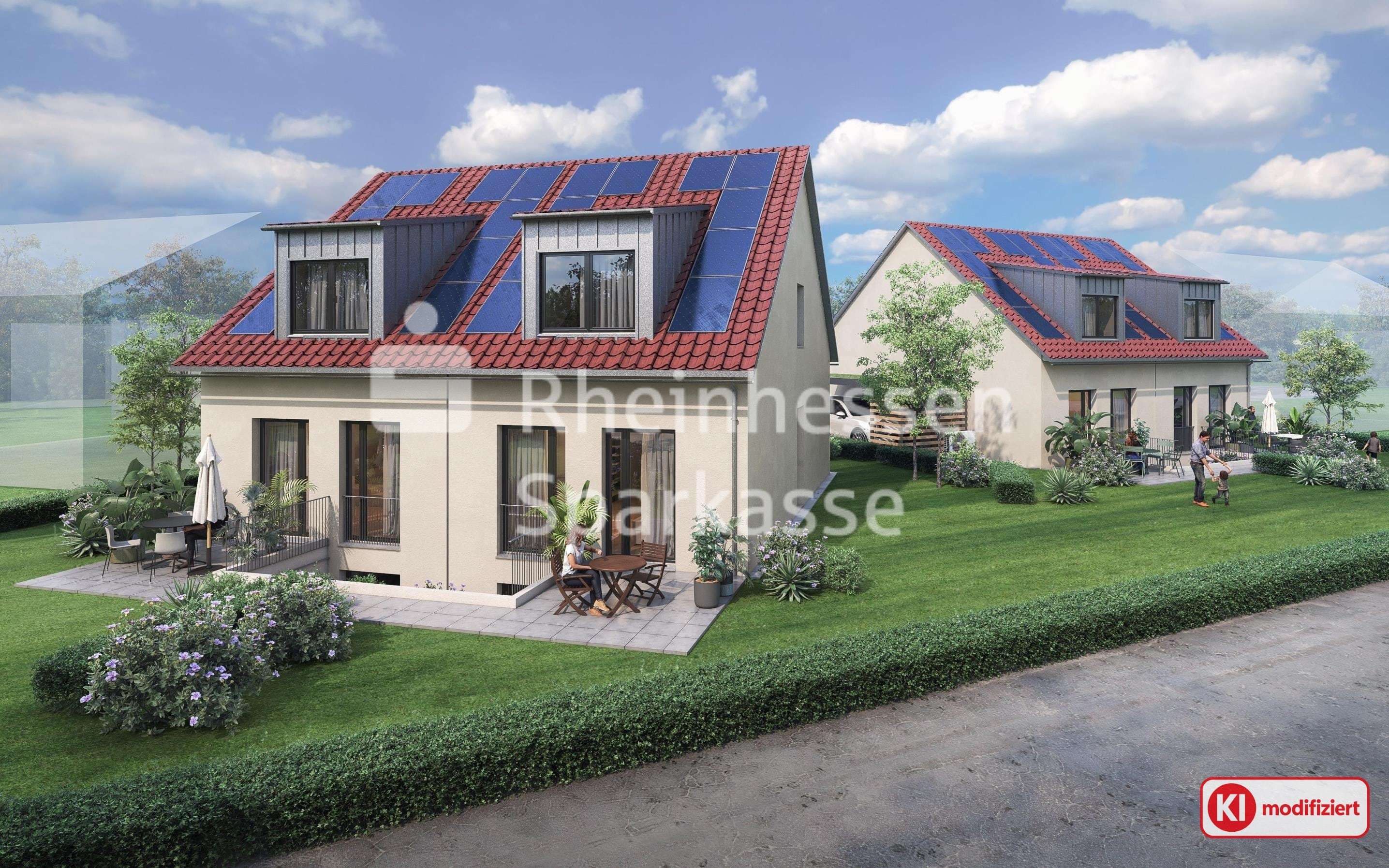 Neubau 4 Doppelhaushälften Albig - Albig