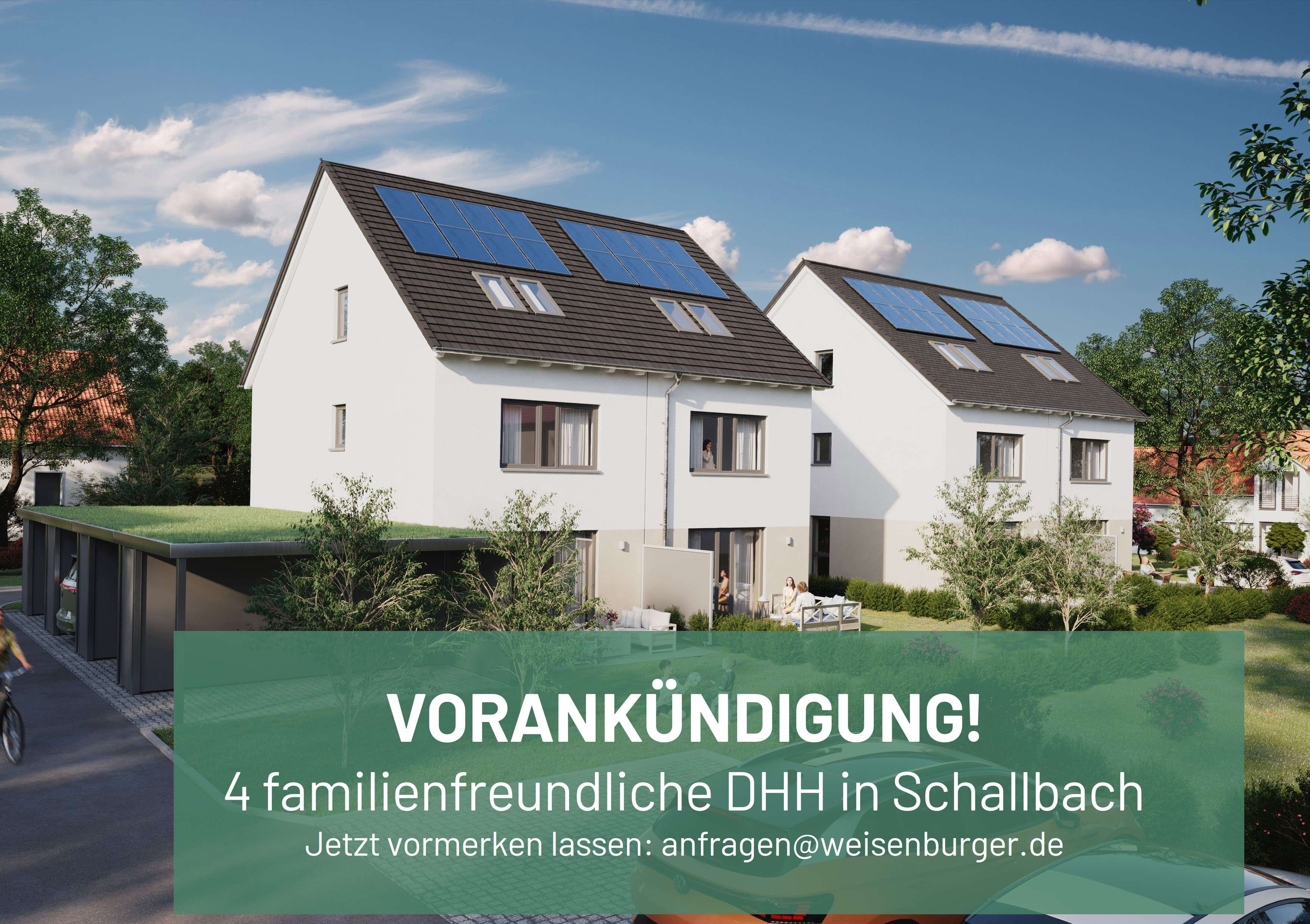 VORANKÜNDIGUNG! Neue DHH in Schallbach! - Schallbach