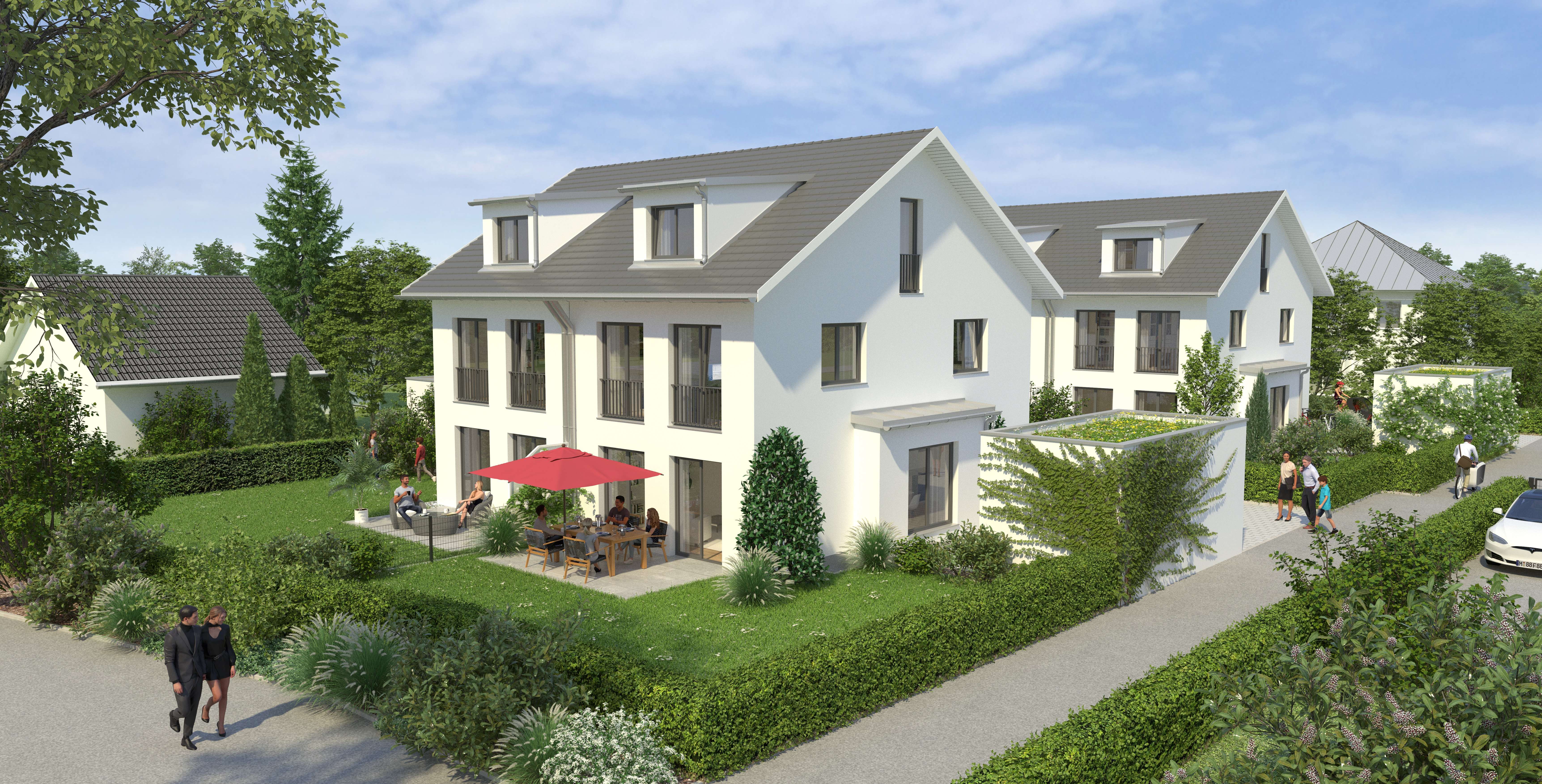 4 Doppelhaushälften in Brunnthal - Brunnthal/ Waldbrunn