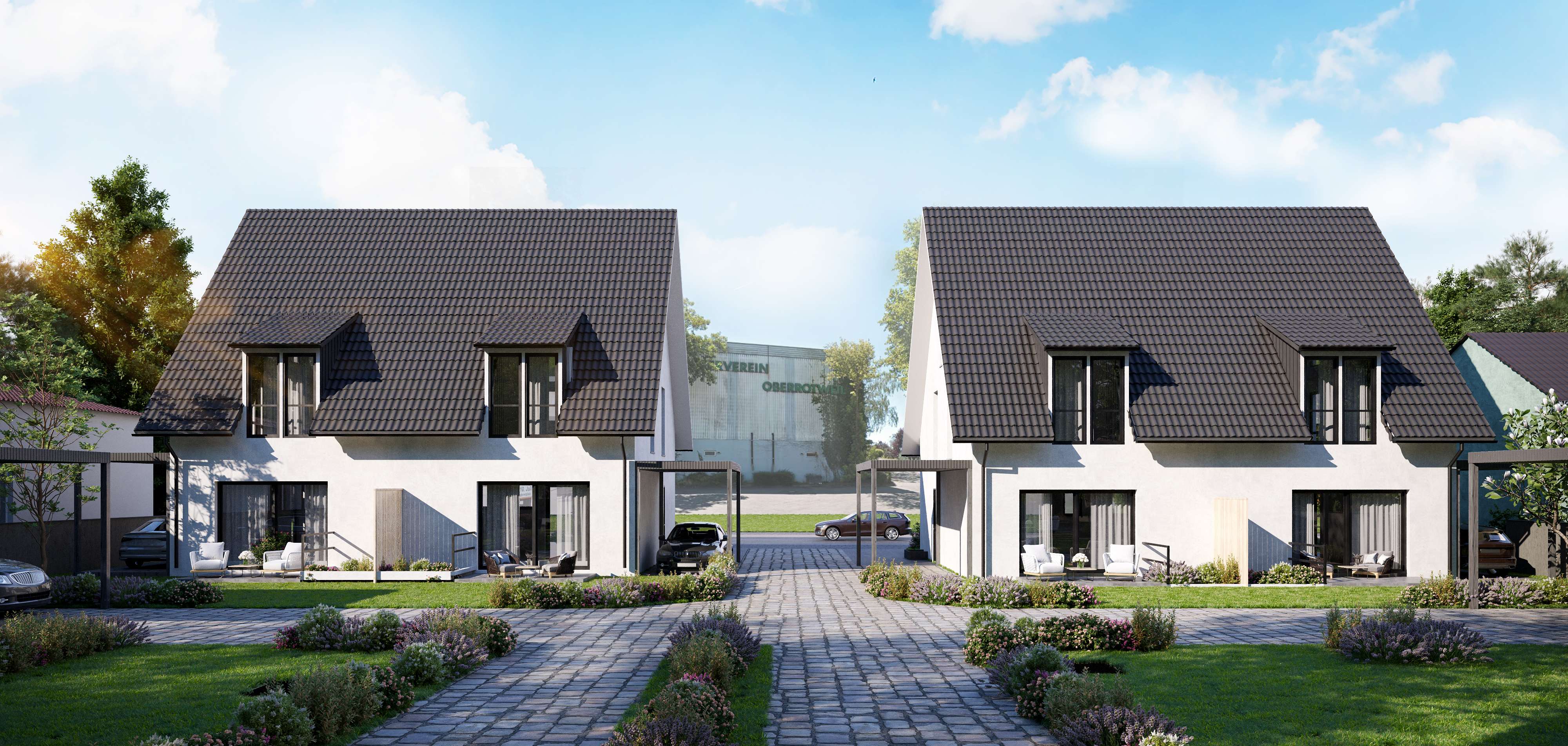 Neubauprojekt mit acht Doppelhaushälften - Vogtsburg