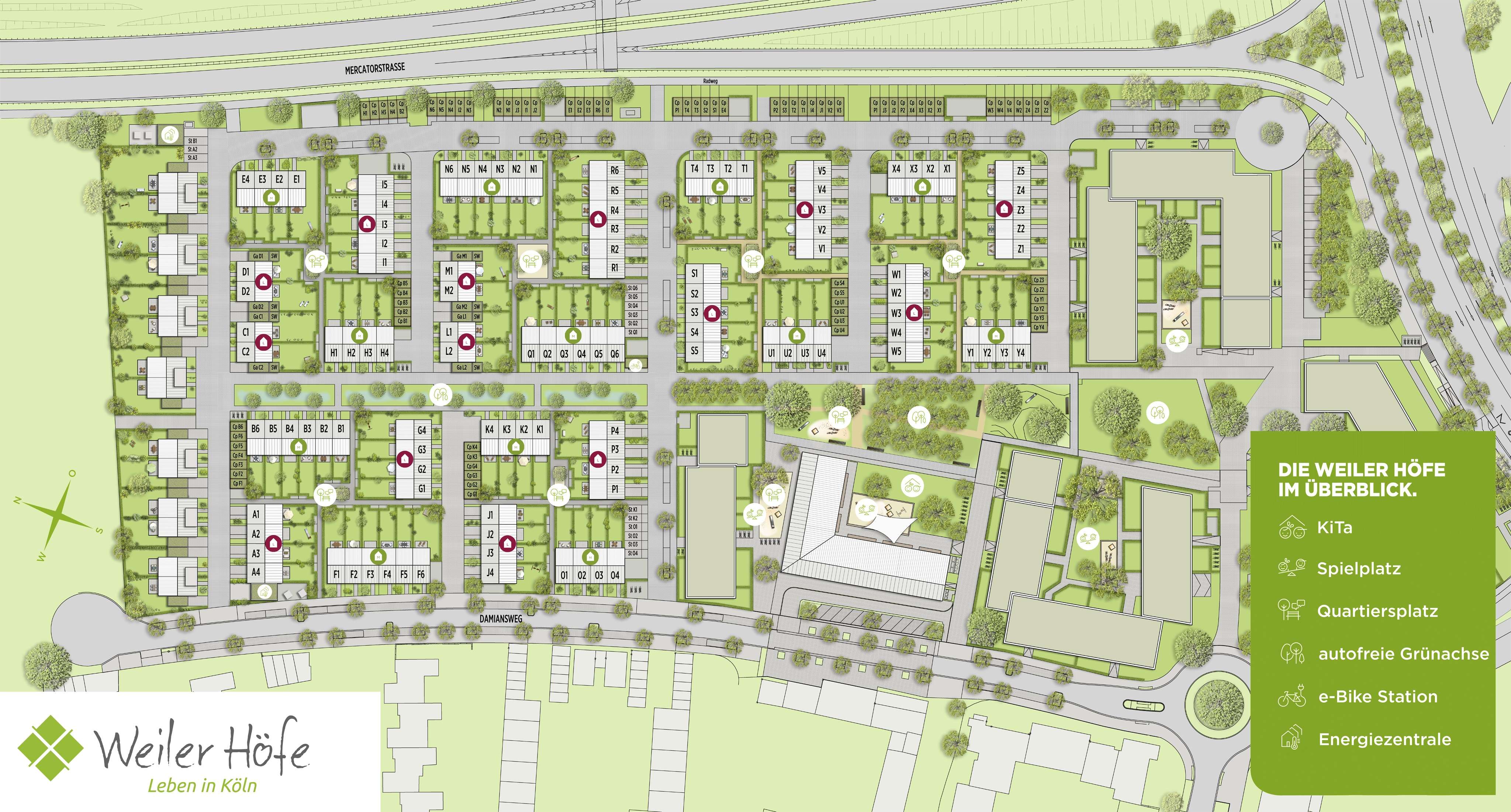 Neubau-Quartier in Köln-Weiler - Köln