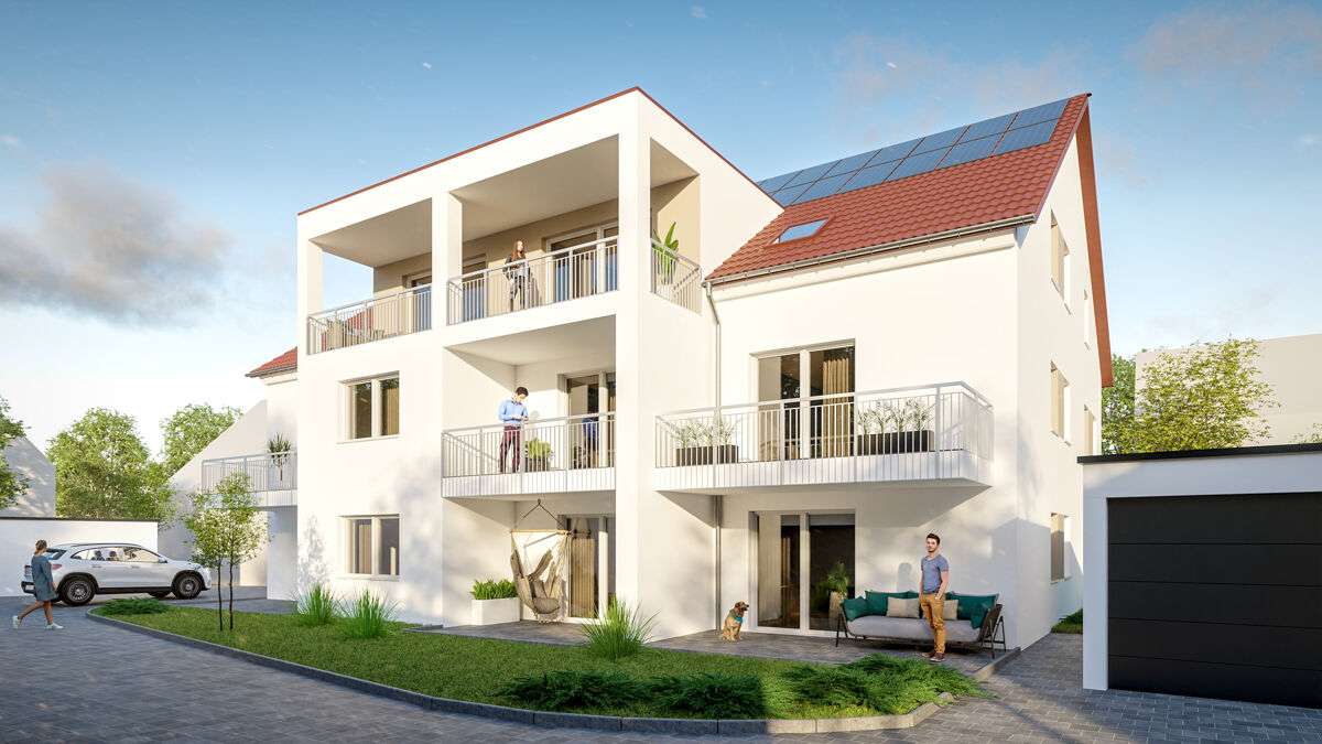 8-Familienhaus im KfW40 QNG-Standard