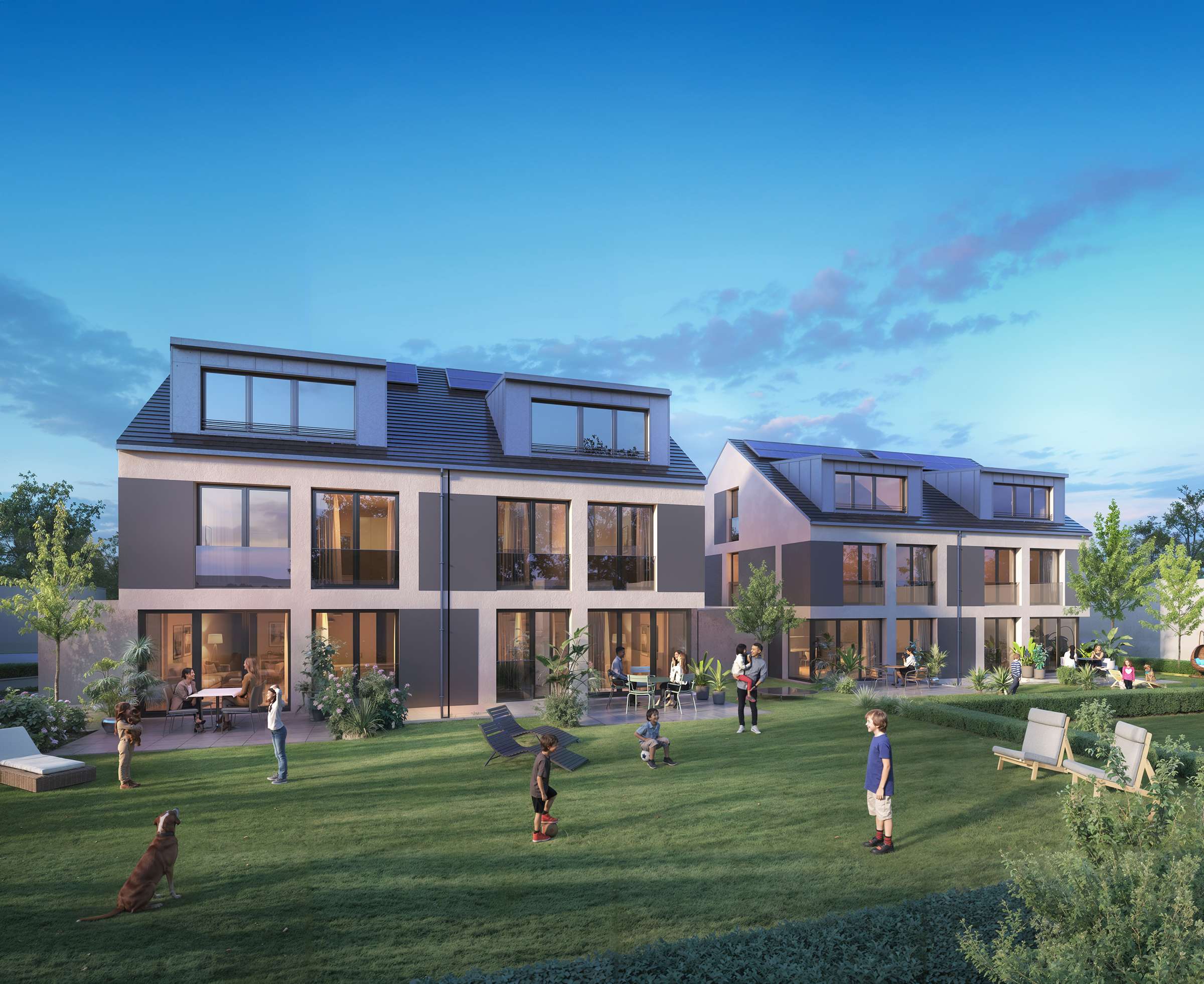 Neuhausen auf den Fildern, Doppelhäuser - Neuhausen auf den Fildern