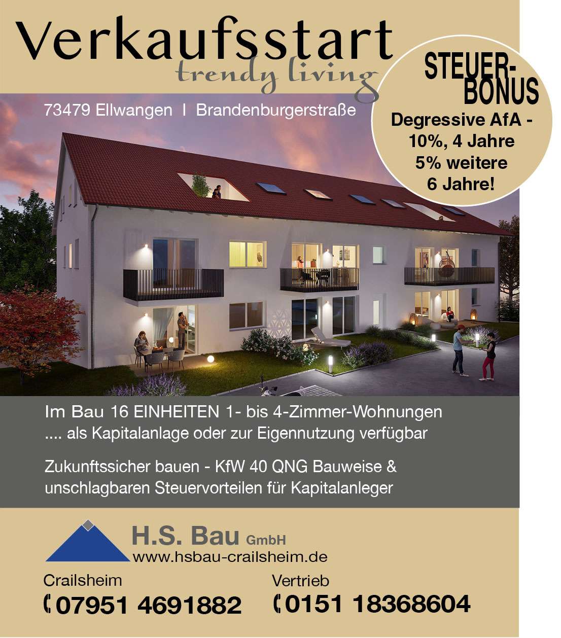 Bereits im Bau! MFH Ellwangen - Ellwangen