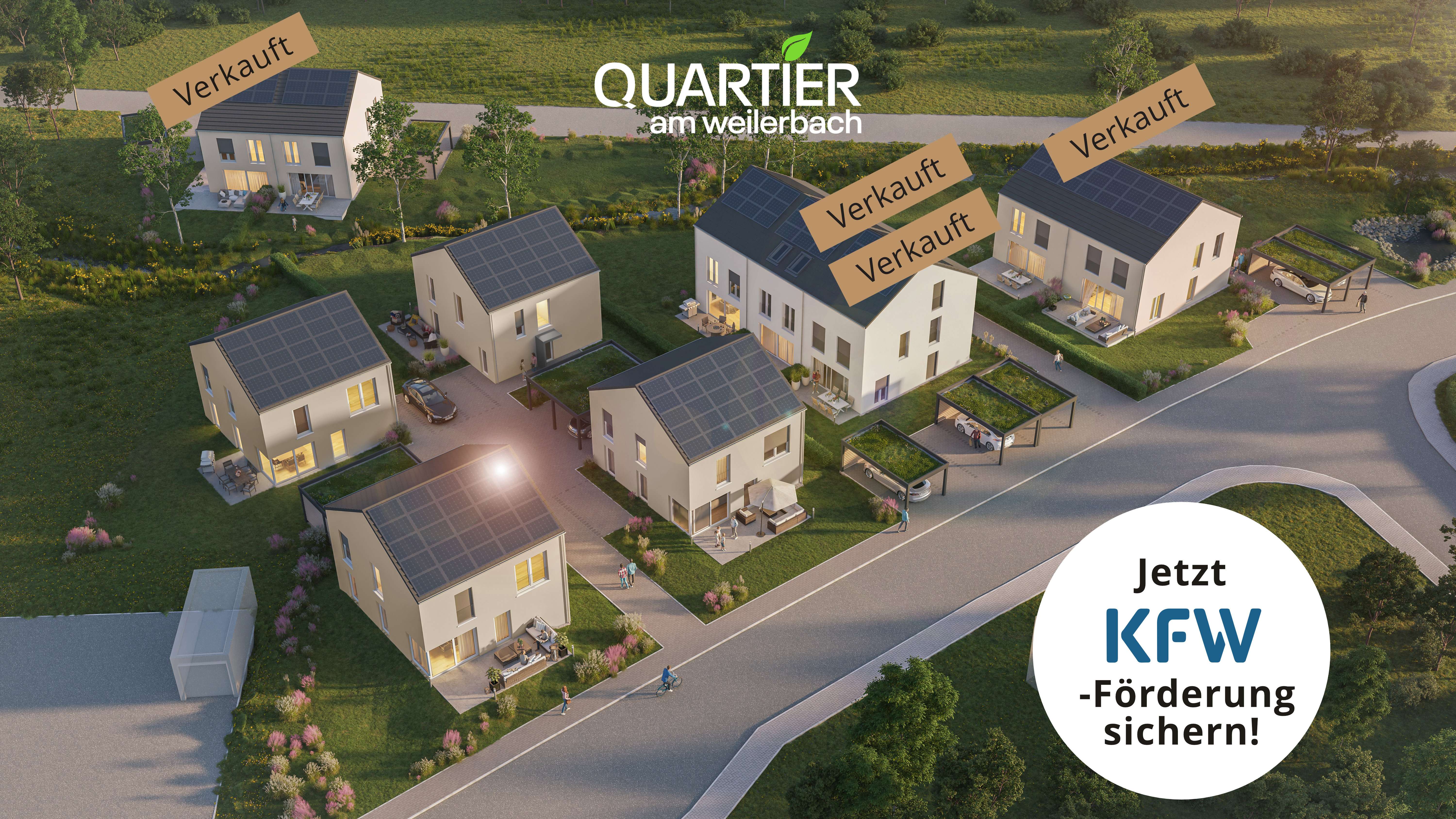 Bau bereits gestartet: Plusenergiehäuser - Rudersberg