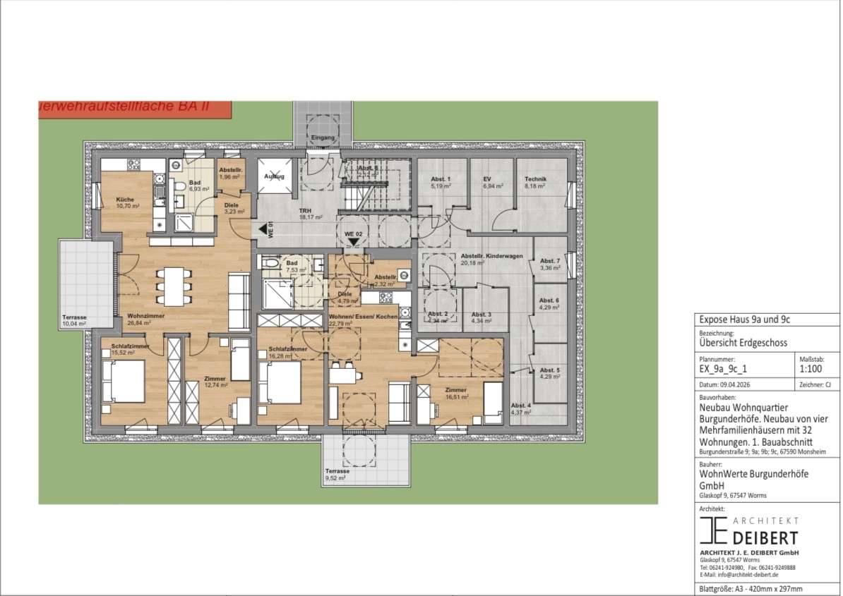 Neubau BurgunderStr 9, 9a, 9b,9c - Monsheim