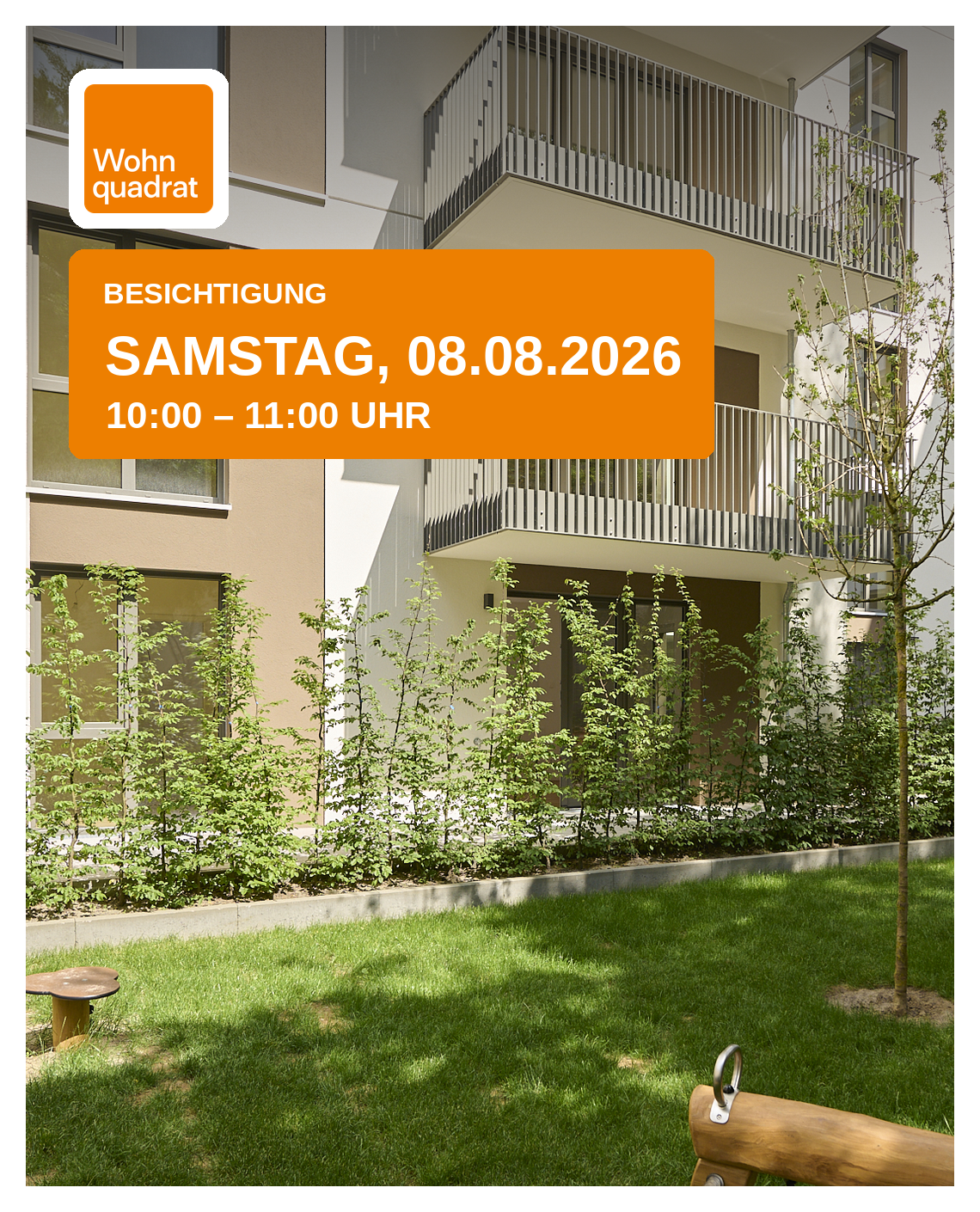 Besichtigung: Sa 08.08.26, 10 – 11Uhr in Charlottenburg (Charlottenburg)