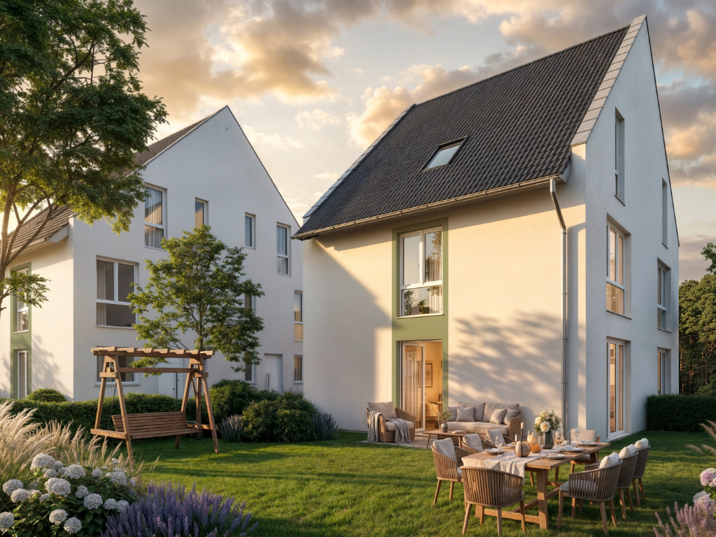 Neubauhäuser am Stadtforst Köpenick
