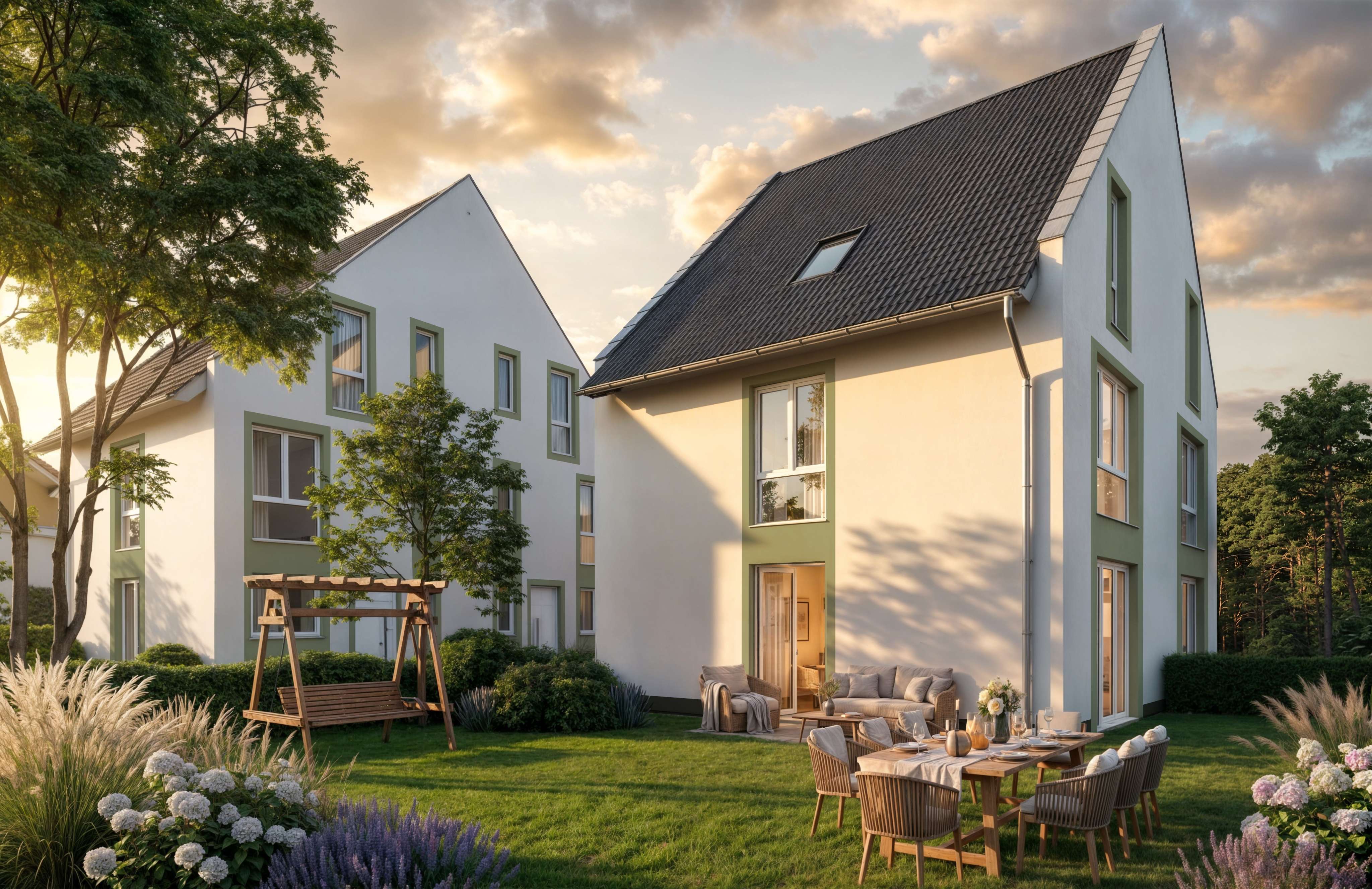 Neubauhäuser am Stadtforst Köpenick - Berlin