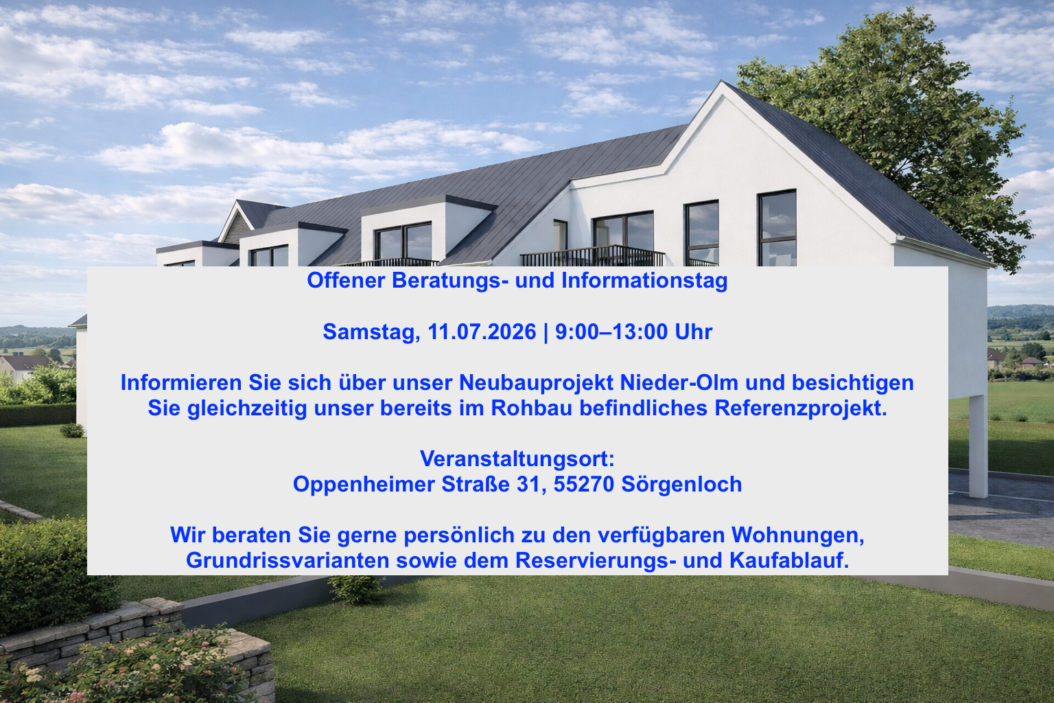 Neubauvorhaben in Niederolm - Nieder-Olm