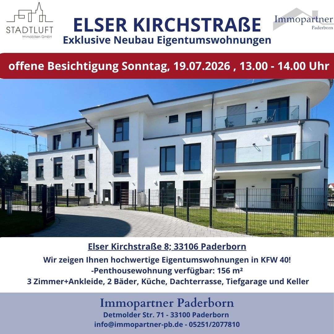 Open House: So, 19.07. 13-14 Uhr! - Paderborn