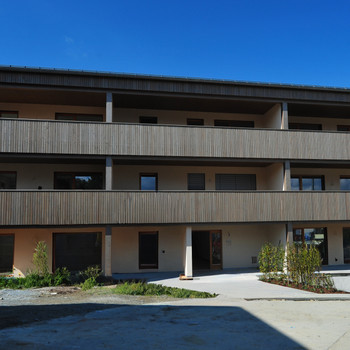 Moderne Mietwohnungen in Holzständerbauweise