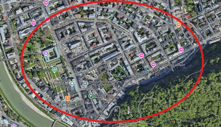 Einzigartiges Zinshaus mit etablierten Gastronomiebetrieben in zentraler Toplage von Salzburg