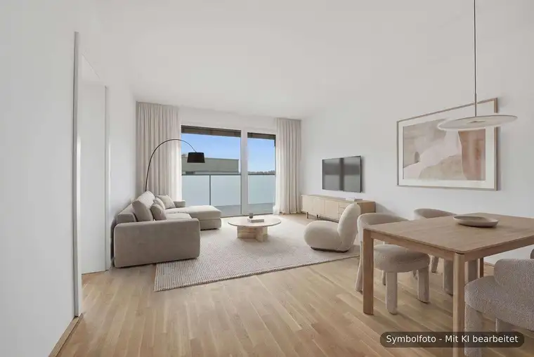 Naturnahes Wohnen in Schärding - Mietkauf-Penthouse mit Balkon und Innblick