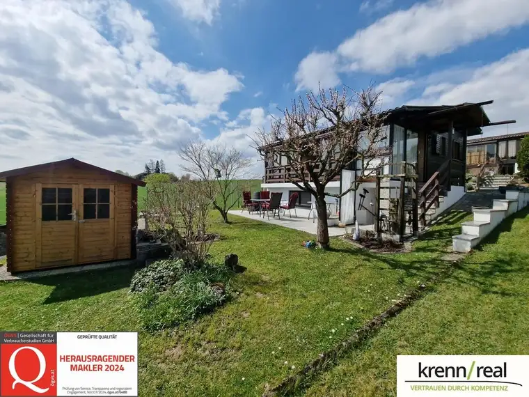 Natur genießen – idyllisches Gartenhaus mit viel Platz zum Entspannen