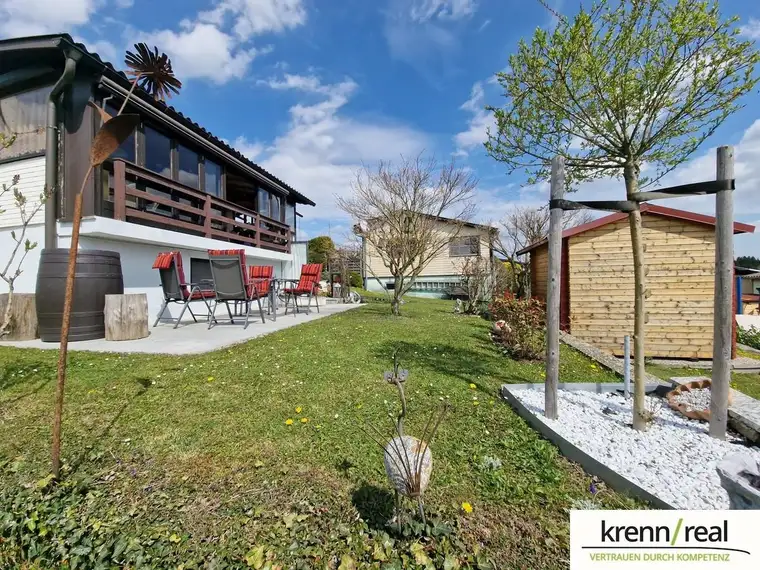 Natur genießen – idyllisches Gartenhaus mit viel Platz zum Entspannen