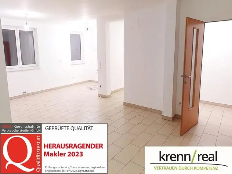 Anlageobjekt - Vermietete 4-Zimmer Wohnung in Rieder Stadtrandlage