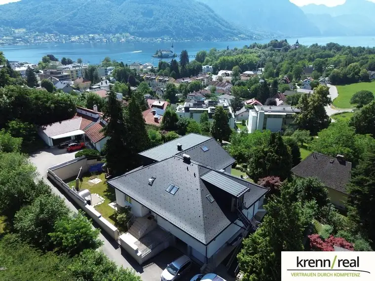 Wohnen am Traunsee mit Blick auf Schloss Orth
