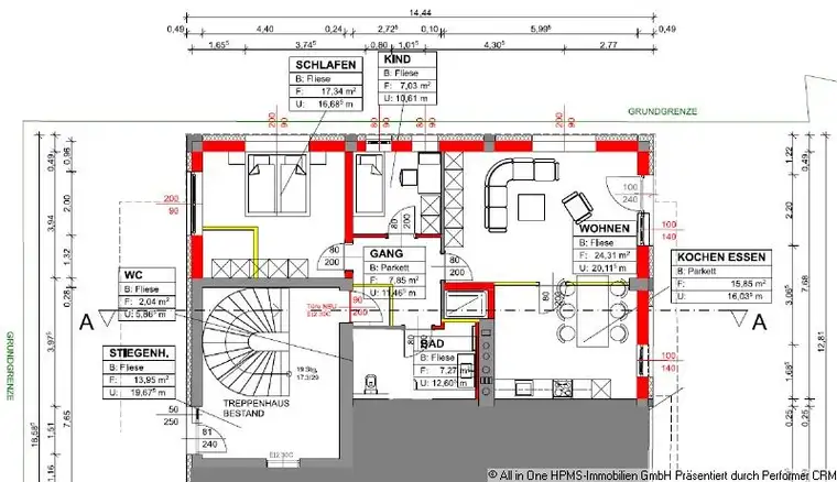 Wohnung in beruhigter Zentrumslage