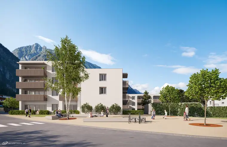 Modernes Wohnen in Tirol: 2-Zimmer Wohnung mit Fußbodenheizung, Einbauküche &amp; Tiefgarage ab 720 € Miete!