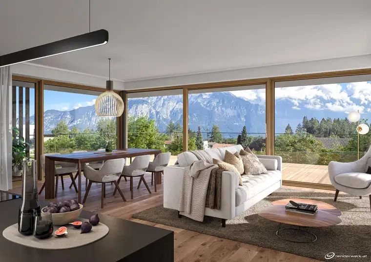 Panorama Klimahaus in Natters modern/effizient/klimafreundlich 