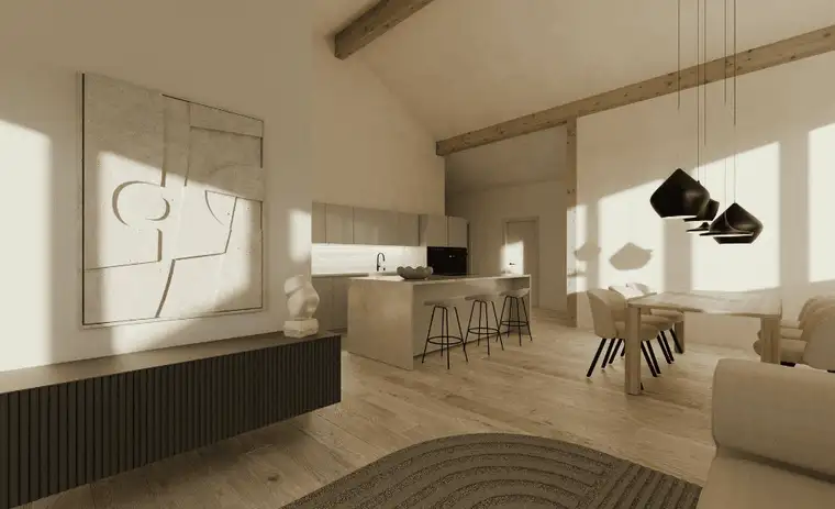 Traumwohnung unterm Dach mit Terrasse