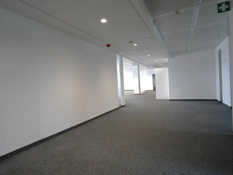 550 m² Büroflächen im letzten Obergeschoss