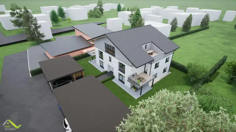 Neubau Ried/Tumeltsham-2 Gartenwohnungen-Lift, Doppelcarport und Topausstattung