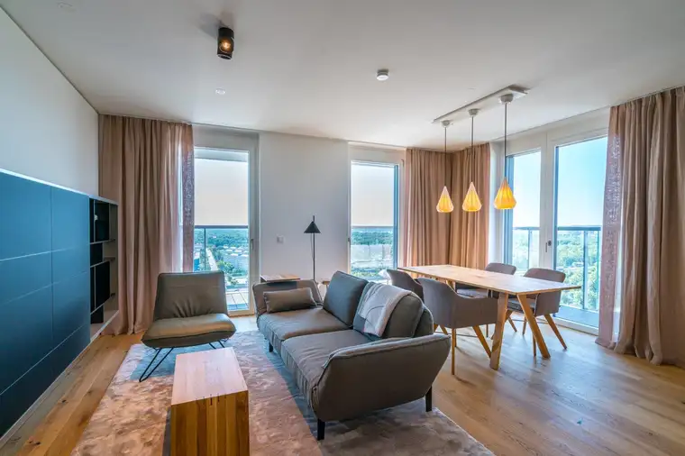 Exklusive Eckwohnung auf 62 Meter Höhe