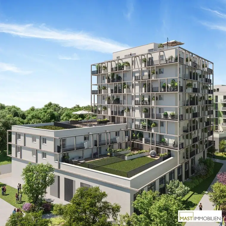 Ende 2026 - Provisionsfreie Gartenwohnung mit über 80qm Rasenfläche im 1. Obergeschoss!