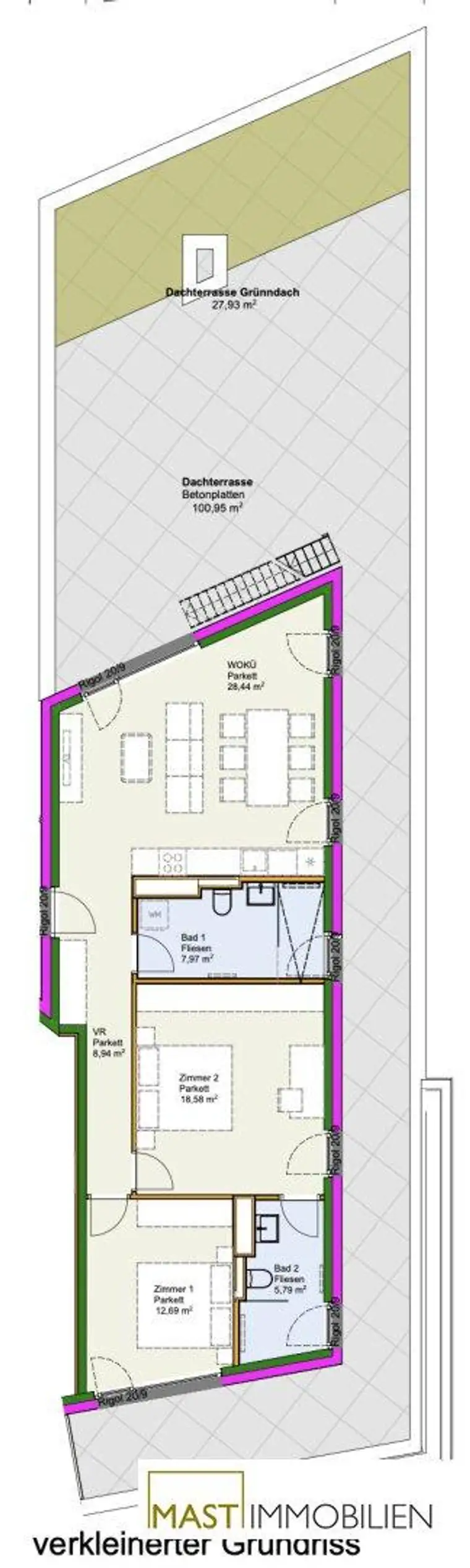 *Sommer 2025* Rund 180 qm Freifläche und Blick auf den See bei dieser exklusiven Dachgeschosswohnung!