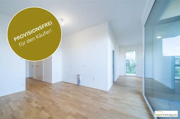 Provisionsfreie und großzügige 2-Zimmer Gartenwohnung