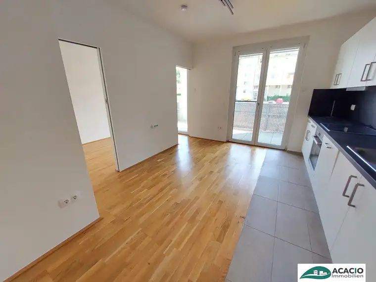 Ideal für SIngles 1-Zimmer-Wohnung im Wohnpark Tullnerfeld - im Grünen wohnen, aber in der Stadt arbeiten - Tiefgaragenplatz optional möglich!