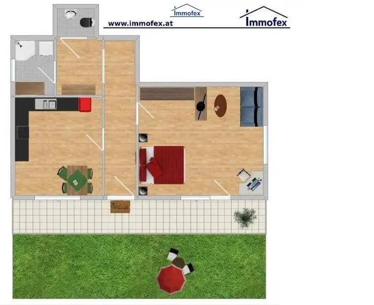 Nette Gartenwohnung in ruhiger Lage