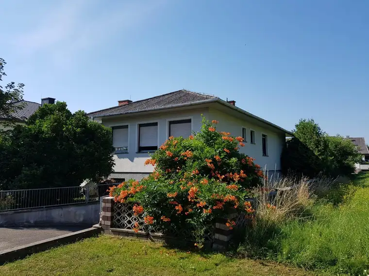 Zentrales Einfamilienhaus 225 m² (=115 m² Erdgeschoss + 110 m² Untergeschoss), 1.015 m² Grundstücksfläche, Kellergeschoss mit direktem Tageslicht