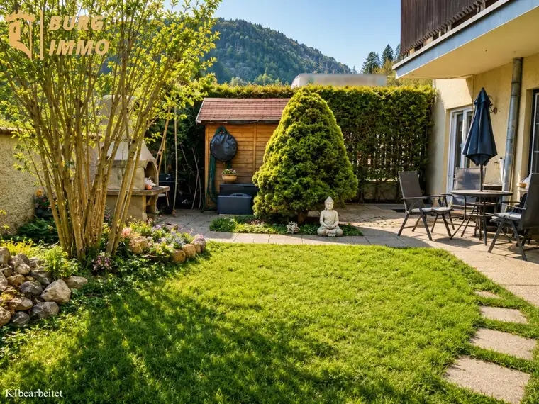 Ankommen &amp; Wohlfühlen: Gartenwohnung mit sonniger Terrasse