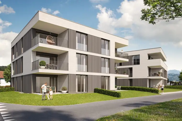 3-Zimmer Gartenwohnung mit schönem Grundriss (Top A02)