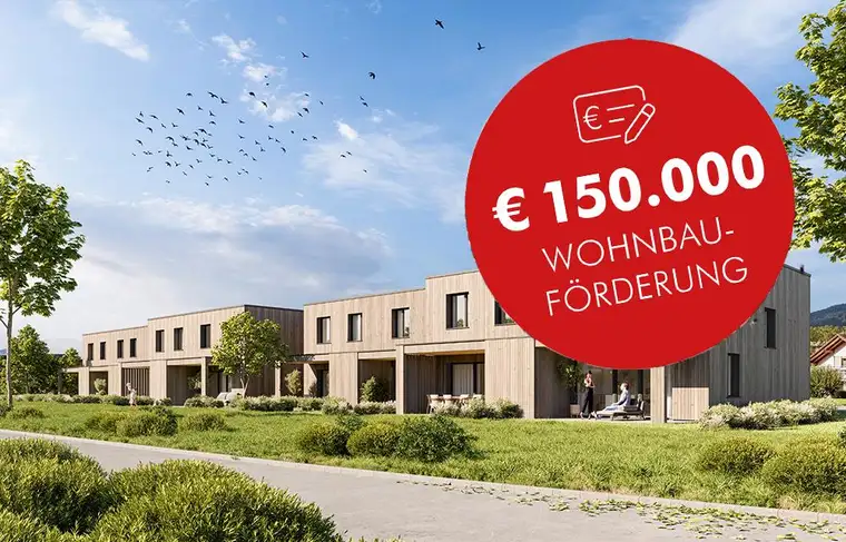 Einmalige Gelegenheit: Neubau-Reihenhaus mit 4-Zimmern und Garten (Top B3)