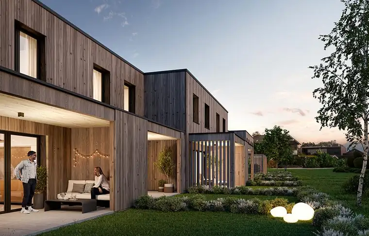 Herrlicher Wohngenuss im eigenen Haus: Neubau-Reihenhaus mit 4-Zimmern und Garten (Top A3)